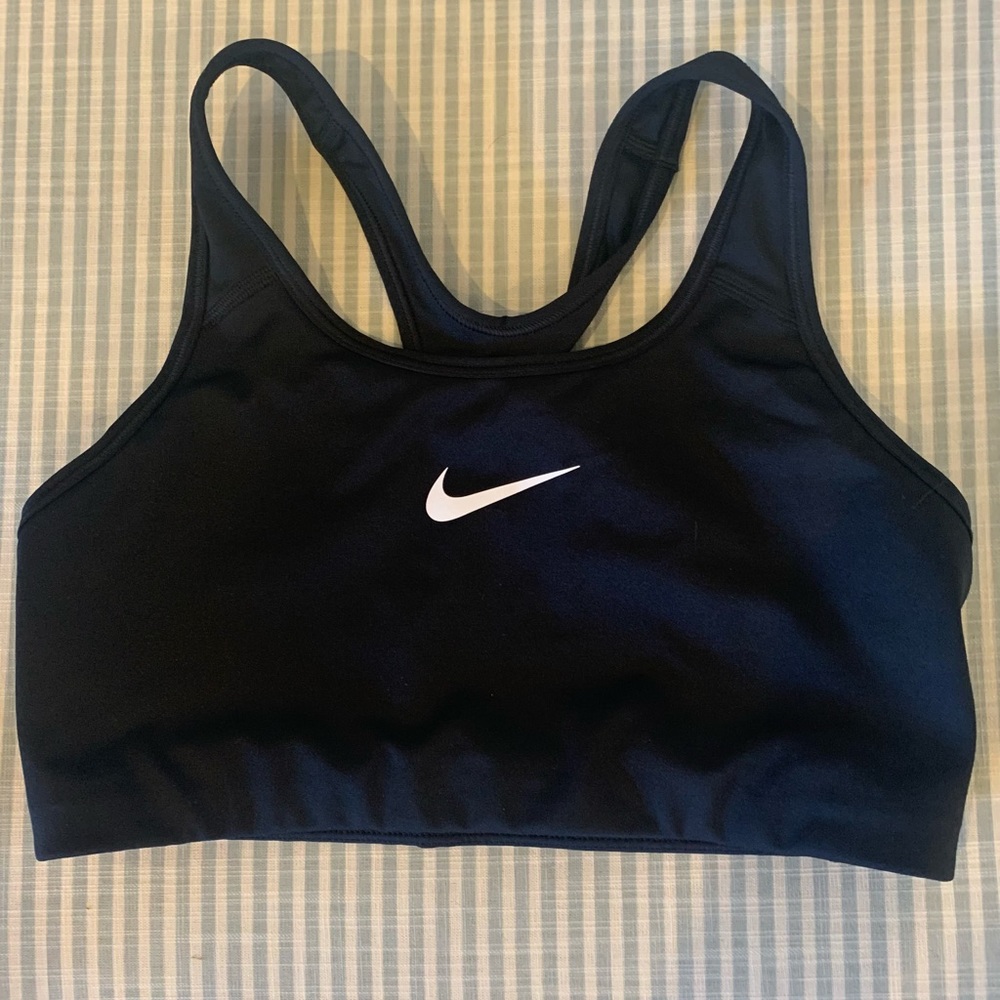 Black size Large Nike sports bra